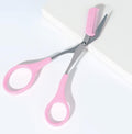 Stainless Steel Eyebrow Shaping Cut Scissors Comb Hair Remover